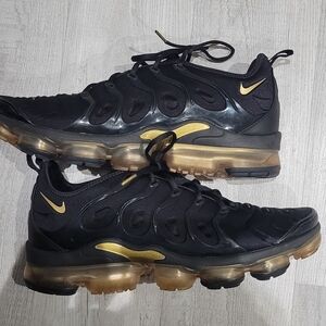 Nike Air VaporMax TN Plus Black Gold Men’s Size 13